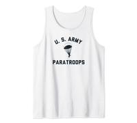 US Army Paratroops Paratrooper WW2 Vintage PT Camiseta Camiseta sin Mangas