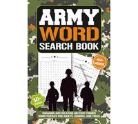 US Army Word Search Puzzle Book for Adults & Teens: Large Print Military & Army-Themed Word Search Puzzle Book | Challenging, Fun & Relaxing Army-Themed Word Search Puzzles