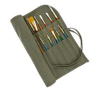 US Art Supply - Bolsa enrollable de lujo para pinceles de arte