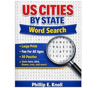 US CITIES BY STATES: Word Search