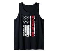 US Citizen EST 2025 Proud New American US Citizenship Flag Camiseta sin Mangas
