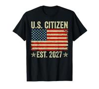 US Citizen EST 2027 New American Immigrant Citizenship Camiseta