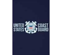 US COAST GUARD USCG UNITED STATES ANCHOR Notebook: Capture daily inspiration on 110 lined pages. This travel-friendly 6” x 9” glossy journal is perfect for writing, planning, and creativity