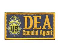 US DEA Special Agent Federal Touch Fastener Patch Drug Enforcement Marshal Dept Justice