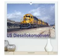 US Diesellokomotiven (hochwertiger Premium Wandkalender 2026 DIN A2 quer), Kunstdruck in Hochglanz: Bilder eindrucksvoller technischer Meisterwerke, ... sehr zuverlässig das weite Land durchqueren.