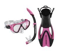 US Divers SET DORADO II JR Rosa/Negro, L