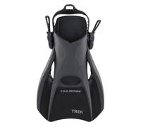US Divers Travel Series Adult Unisex Trek Swim Fins Black Size Mediu