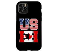 US Eh Leaf Canadian American Canada USA Flag Home Pride USEH Carcasa para iPhone 11 Pro