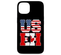 US Eh Leaf Canadian American Canada USA Flag Home Pride USEH Carcasa para iPhone 13
