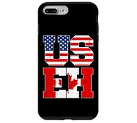 US Eh Leaf Canadian American Canada USA Flag Home Pride USEH Carcasa para iPhone 7 Plus/8 Plus