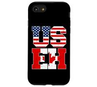 US Eh Leaf Canadian American Canada USA Flag Home Pride USEH Carcasa para iPhone SE (2020) / 7/8