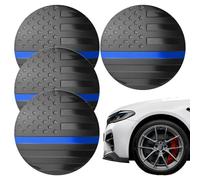 US Flag Wheel Center Valve Covers - 4pcs Aluminium Alloy Rim Caps, Anti-Theft Tire Valve Protectors To Enhance Driving Safety For SUV, Truck & Minivan