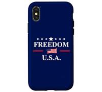 US Freedom America Sign Saying Freedom USA Legalize Freedom Carcasa para iPhone X/XS