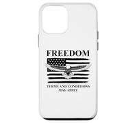 US Freedom Terms & Conditions May Apply American Flag Eagle Carcasa para iPhone 12 mini