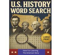 US History Word Puzzle Book: A Fun Way to Learn American History - Gift for Travel, Memory Care & Leisure Time