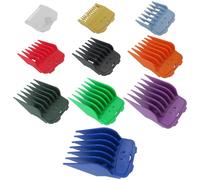 US! - Juego de 10 protectores de cortadora Magetic para Baby*liss Pro FX870/FX825 Series, reemplazo de guías de cortapelos codificadas por colores, longitud: 1/16 a 1 pulgada