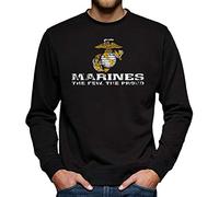 US Marine Corps USMC - Sudadera para hombre negro L