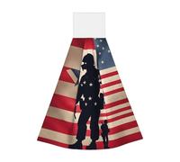 US Military Soldiers Patriotic Memorial Day - Toallas colgantes para cocina, toalla de mano absorbente para cocina y baño
