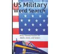 US Military Word Search Puzzle: 50+ American Military Word Search Puzzles With Easy to Read Print | 6x9 inches, 110 pages | ... Gift for Holidays, Vacations, and Fun time