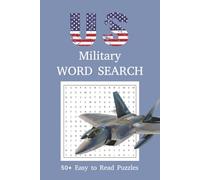 US Military Word Search Puzzle Book: Word Searches with Easy to Read Print about United States, USA Army, Navy, Marines, Airforce, History and More | ... Holidays, Stocking Fillers and Free Times