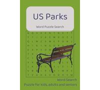 US Parks Word Search Puzzle Book: Word Searches with Easy to Read Print about Parks, Sites, Monuments and more | 50+ Puzzles with Solutions - Gift for ... Birthday, Secret Santa and Free time