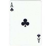 US Playing Card Company Bicycle Rojo - Baraja de Forzaje (4 de Trebol)