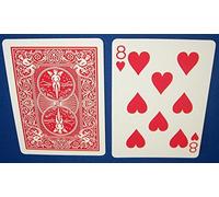 US Playing Card Company Bicycle Rojo - Baraja de Forzaje (8 de Corazones)