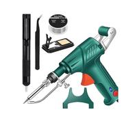 (US plug, Green) Internal Heated Industrial Lasers Welding Tools Internal Heating Handheld Soldering Tool Kit for Repairs Home DIY