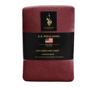 US Polo Assn All Season Soft and Cozy TShirt Material 1800 Thread Count 4Piece Cotton Rich Jersey Sheet Set