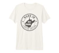 US Pride, edición Limitada del Estado de Virginia Occidental, Fabricado en época Vintage Camiseta Premium