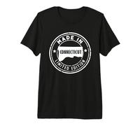 US Pride, edición Limitada, Fabricado en EE. UU., Connecticut State Camiseta Premium