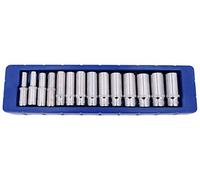 US PRO 14pc 38' Drive Deep Sockets Carraca CRV 6 Puntos Métrico 8mm - 21mm 1389