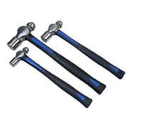 US PRO 1665 Juego de 3 martillos de Bola, 8 16 32 oz TPR, Azul