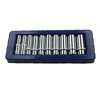 US PRO 3237 3237-Juego de Llaves de Vaso, 9,5 mm, 10 Unidades, Azul