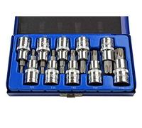 US PRO 3413 Tools-Juego de 10 Puntas Torx Dr T20-T70 (1/2"), Azul