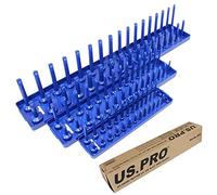 US PRO B2219 3 piezas bandeja de almacenamiento PCE para enchufes de 1/4, 3/8 y 1/2"