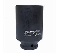 US PRO Herramientas 40mm 1/2 "dr 6 puntos de tuerca de eje profundo, caja de cambios etc 3491