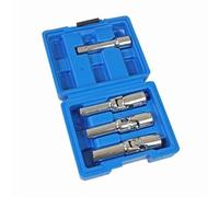 US PRO Tools 5639 - Juego de llaves de vaso UJ (8 mm, 10 mm, 12 mm, 3/8 pulgadas)
