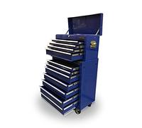 US PRO TOOLS Caja de herramientas de acero asequible con 13 cajones (azul)