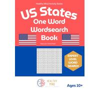US States One Word Wordsearch Book (HEALTHY MINDS ACTIVITY BOOKS)