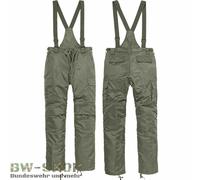 US THERMOHOSE MA1 + TIRANTES FORRADOS OLIVA / NEGRO EJÉRCITO PANTALONES DE IN...