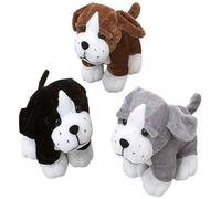 US Toy Sitting Puppy Dog Stuffed Animals Plush (1 Dozen), Assorted Color