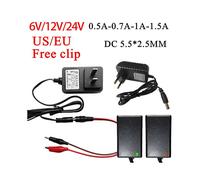 (US12V1.5A con clip) Juguetes eléctricos universales para niños, coche, motocicleta, inteligente, batería de orificio