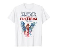USA 250 Aniversario celebra ángel patriótico y Bandera Camiseta