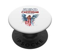 USA 250 Aniversario celebra ángel patriótico y Bandera PopSockets PopGrip Adhesivo