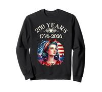 USA 250 Aniversario Celebra Patriótica Vintage Mujer Sudadera