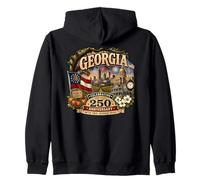 USA 250 Aniversario Orgullo de Georgia Sudadera con Capucha