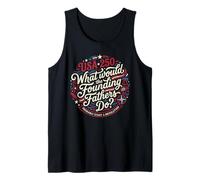 USA 250 Padres Fundadores Revolución Patriota Camiseta sin Mangas