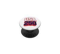 USA 250th 1776-2026 Patriotic American Freedom 4 de Julio PopSockets PopGrip Adhesivo