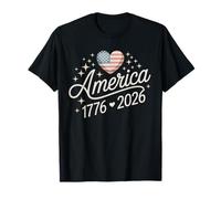 USA 250th Birthday America 1776 2026 Freedom Pride Camiseta